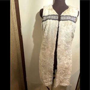 Trendy vest off white